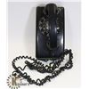 Image 1 : BLACK ROTARY DIAL WALL MOUNT PHONE