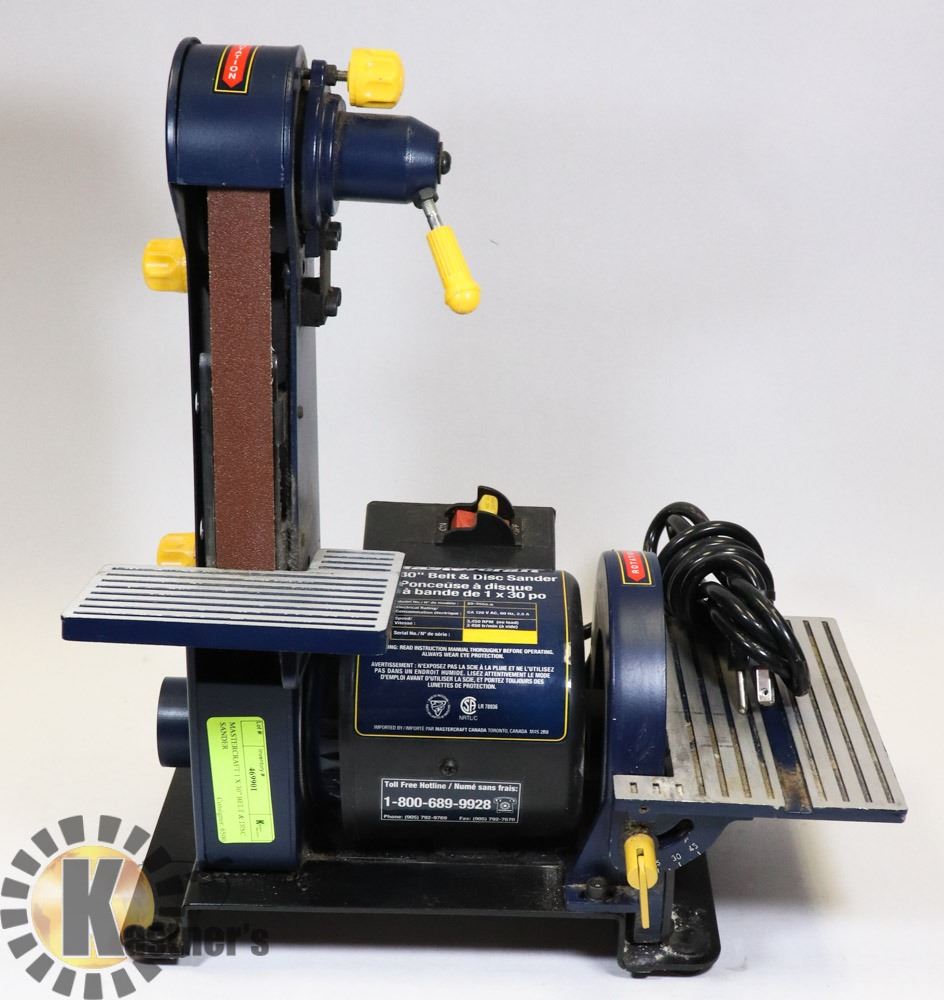 MASTERCRAFT 1 X 30" BELT & DISC SANDER