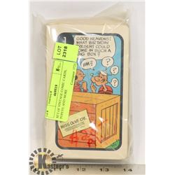 SET OF VINTAGE COMIC CARDS, POPEYE AND MORE