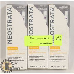 LOT OF 3 NEOSTRATA BRIGHTENING COMPLEX SKIN TONE