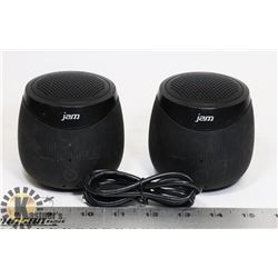 PAIR JAM RECHARGEABLE BLUETOOTH SPEAKERS
