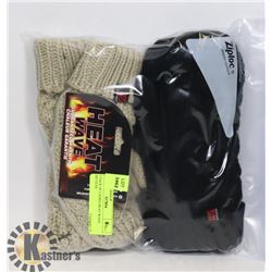 2 PACK OF LADIES HEAT WAVE MITTENS
