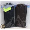 Image 1 : 2PK LADIES LEATHER GLOVES SZ MED