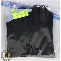 2PK LADIES LEATHER GLOVES SZ SMALL