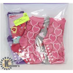 5 PACK OF GIRLS CREW SOCKS