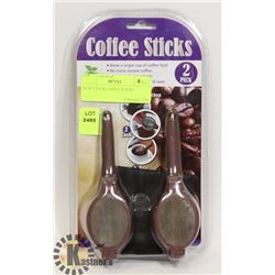 NEW 2 PACK COFFEE STICKS