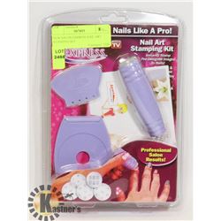 NEW SALON EXPRESS NAIL ART STAMPING KIT