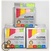 Image 1 : THREE 4 PACKS OF MICROFIBER CLOTHS