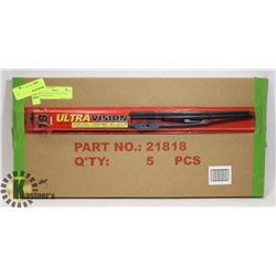 LOT OF 6 NEW 18" ULTRA VISION WIPER BLADES
