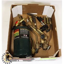 PROPANE TORCH W/ A LARGE # OF TIPS