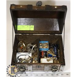 TREASURE CHEST FILLED W/ ESTATE CONTENTS