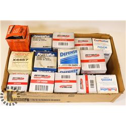 BOX OF ASSORTED FILTERS