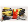 Image 1 : 6 PAIRS OF ASSORTED WORK GLOVES