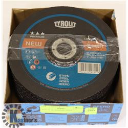 BOX OF 26 GRINDING DISKS