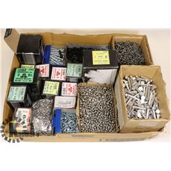 BOX OF ASSORTED HARDWARE
