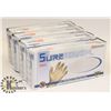 Image 1 : 4 BOXES OF RUBBER GLOVES