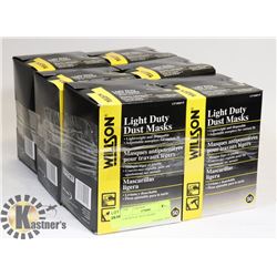 6 BOXES OF DUST MASKS