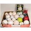 Image 1 : FLAT OF BASEBALLS UNUSED/SOME SEALED