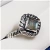 Image 1 : SILVER LABRADORITE  RING