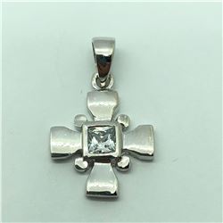 SILVER CZ PENDANT