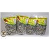 Image 1 : 4 BAGS OF ROASTED & SALTED SUNFLOWER SEEDS
