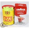 Image 1 : FRYS PREMIUM COCOA & LAVAZZA QUALITY GROUND COFFEE