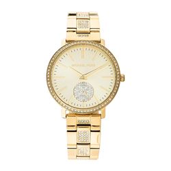 NEW MICHAEL KORS JARYB GOLD TONE WATCH MSRP $479