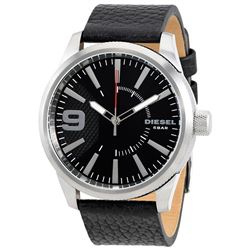NEW DIESEL BLACK DIAL MEN'S WATCH MSRP $199
