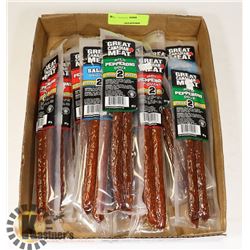 FLAT OF ASST. FLAVORED SALAMI & PEPPERONI STICKS