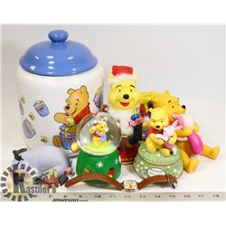 LOT OF WINNIE THE POOH COLLECTIBLES:  COOKIE