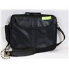 Image 1 : BLACK LEATHER LAPTOP CASE W/HANDLE &