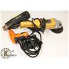 Image 1 : FLAT OF POWERTOOLS INCLUDING 4-1/2" ANGLE GRINDER,