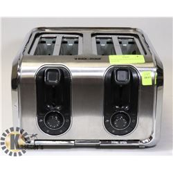 BLACK & DECKER STAINLESS STEEL TOASTER