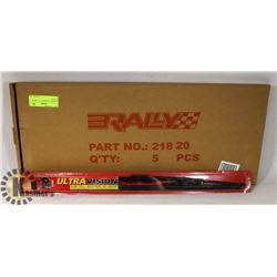 PACK OF 5 NEW RALLY 20" WIPER BLADES