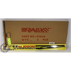 PACK OF 5 NEW ULTRA VISION 19" WIPER BLADES