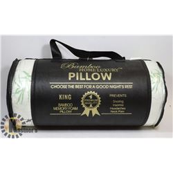 NEW KING-SIZE BAMBOO MEMORY FOAM PILLOW