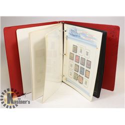 BINDER OF OVER 100 YR OLD U.S. ASSORTED ESTATE STA