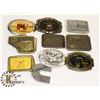 Image 1 : ESTATE COLLECTION OF 10 BELT BUCKLES