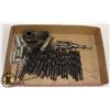 Image 1 : FLAT OF DRILL BITS, SOCKETS & A