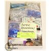 Image 1 : BOX LOT OF ASSORTED RHINESTONES & GEMSTONES