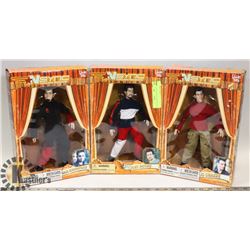 LOT OF 3 N'SYNC COLLECTOR DOLLS