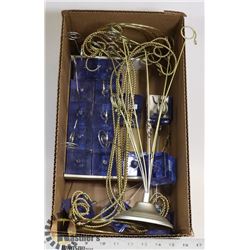 BOX OF JEWELRY STANDS