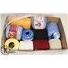 Image 1 : BOX OF CROCHET YARN