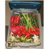 Image 1 : BIN OF ASSORTED FLORAL STEMS