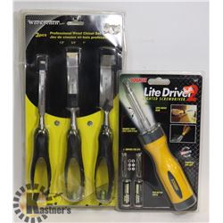 WORKBENCH CHISEL SET & BOSSMAN LITE DRIVER