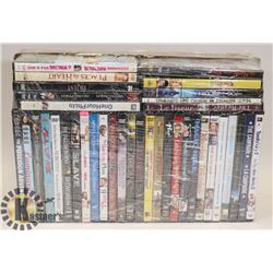 FLAT OF ASSORTED DVDS
