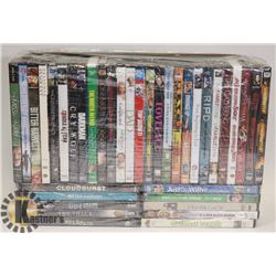 FLAT OF ASSORTED DVDS