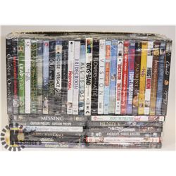 FLAT OF ASSORTED DVDS