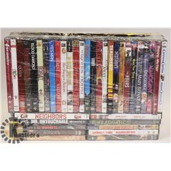 FLAT OF ASSORTED DVDS