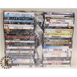 FLAT OF ASSORTED DVDS
